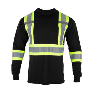 Quality <b>Long</b> <b>Sleeve</b> High Visibility Workwear Durable Material Reflective Detail Comfortable For Daily Tasks Safety Shirt - Product Image 1
