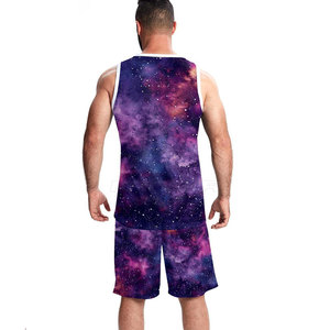 Uniformes de Baloncesto Transpirables de Poliéster 100% de Alta Calidad y Último Estilo para Adultos, Tallas Grandes, Color Personalizado, Venta de Fábrica, Los Mejores - Product Image 2