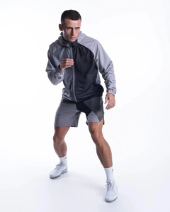 ชุดวอร์มกันลมแบบลำลองสำหรับทุกเพศ พรีเมียม คุณภาพสูง กันน้ำ ระบายอากาศได้ดี เป็นมิตรกับสิ่งแวดล้อม เสื้อแจ็คเก็ตมีฮู้ดแบบซิปเต็มตัว - Product Image 3