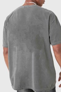 T-shirt Homme Lisse à Manches Courtes Col Rond 100% Coton Tricoté Doux Respirant Confortable Décontracté Mode Urbaine Été Quotidien - Product Image 5