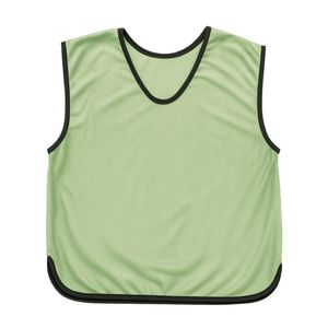 Yellow Breathable Polyester Mesh <b>Training</b> Vest Unisex Sleeveless V-Neck Sport Jersey for Adults All Seasons - Product Image 3