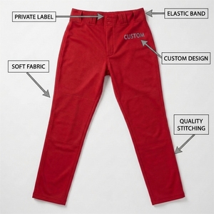 Custom Lightweight Protective Softball Pants Flexible Breathable Moisture Wicking Polyester Shorts Plus Size - Product Image 4