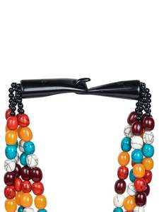 Collier en résine coloré fait à la main pour femmes et filles, bijoux classiques à la mode - Product Image 2