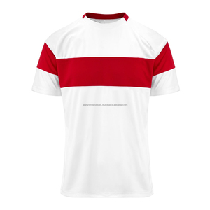 Camiseta de Fútbol de Alta Calidad para Hombre, Color Negro y Rosa, Manga Corta, Cuello Redondo, Malla Transpirable, Top Deportivo para Adultos, Corte Regular - Product Image 3