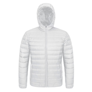 Men's Puffer <b>Jacket</b> 100% Nylon Stand Collar Patchwork <b>Waterproof</b> Hooded Thick Warm Quilted Coat - Product Image 5