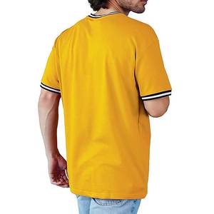 Camiseta de Punto Sólida de Corte Regular para Hombre, Personalizable, Estilo Casual, Múltiples Colores y Tallas, Ajuste Cómodo, Secado Rápido, Superventas - Product Image 3