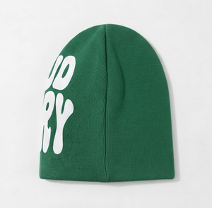 <b>Men</b> And Women Beanie <b>Hat</b> Unisex Adult Casual <b>Winter</b> Warm Cap 100% Acrylic Heat Transfer Printing Letter Pattern <b>Winter</b> <b>Hat</b> - Product Image 3