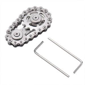 Bán Sỉ Bánh Xích Bánh Đà Con Quay Hồi Chuyển Ngón Tay Đồ Chơi Con Quay Hồi Chuyển Bằng Kim Loại EDC Cho Người Lớn - Product Image 4