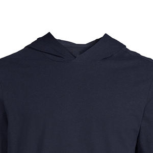 Sudadera con Capucha Ligera para Hombre, Manga Larga, Diseño Sólido, Cuello con Capucha, Invierno, 100% Algodón, Forro Polar Transpirable, 2 Piezas - Product Image 6