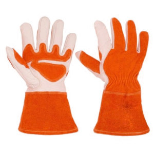 Guantes de Soldadura TIG de Alta Calidad y Resistencia, Cuero de Cabra y Vacuno Reforzado, para Trabajo Industrial y de Jardinería - Product Image 3