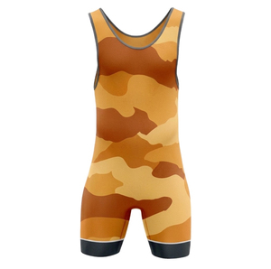 Maillot de lutte haute performance respirant en polyester/coton tricoté pour homme, coupe ajustée, haute qualité, pour la musculation - Product Image 5