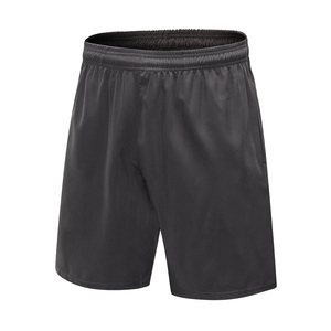 Men's Solid Color Quick Dry Bermuda Shorts Mid Rise Elastic Waist 100% Polyester Woven Casual Style - Product Image 3