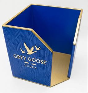 NUEVO Porta Servilletas de Bar con Logotipo de Grey Goose y Detalles en Dorado - Product Image 1