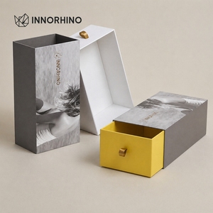 Custom Printed Paper Drawer Box with Pull Tab & Inserts for Luxury Gift Box Shelf Display Packaging Matte Embbossing OEM/ODM - Product Image 3