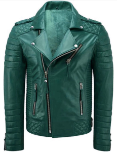 Veste en cuir pour homme, style streetwear, à carreaux/uni, coupe-vent, respirante, manches longues, haute qualité, nouvelle mode, durable, manteau d'hiver pour le vélo - Product Image 4
