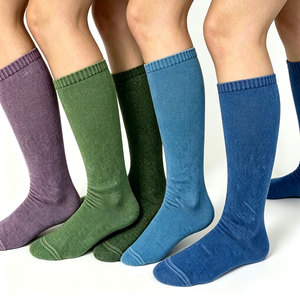 Orange Knee High Soccer <b>Socks</b> Anti-Slip Knitted Spandex Polyester <b>Men</b> Women Sports Football <b>Socks</b> Summer Standard <b>Thickness</b> - Product Image 4
