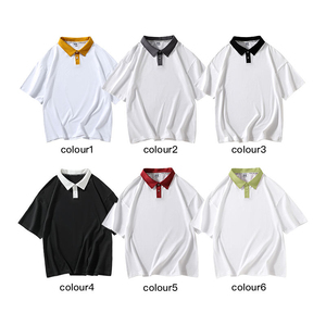 เสื้อเชิ้ตผู้ชายคุณภาพสูงแบบใหม่ ดีไซน์เองได้ ปกเสื้อแบบกอล์ฟ สปอร์ต ลำลอง สมาร์ท ปักลาย แห้งเร็ว ผ้าแคนวาส - Product Image 3