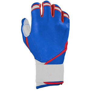 Breathable Mesh <b>Leather</b> Baseball Batting Gloves Long <b>Cuff</b> Moisture Wicking Shock Absorption Customized <b>Wrist</b> Support Durable - Product Image 5