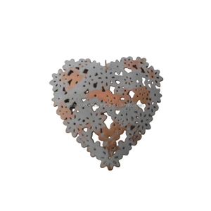 Adornos Navideños Decorativos en Forma de Corazón con Acabado Rojo, Artículo Decorativo de Pared en Forma de Corazón para la Venta - Product Image 3