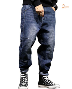 Venta Caliente: Jeans de Mezclilla para Hombre, Estilo Japonés, Lavado a la Piedra, Elásticos, Corte Recto y Ajustado, Venta al Por Mayor en Bangladesh - Product Image 1