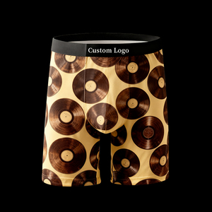 Men's 100% Cotton Stretch Mid-Rise <b>Boxer</b> Briefs-Soft Quick Dry & Breathable <b>Custom</b> Logo OEM/ODM Underwear (Wholesale) - Product Image 5