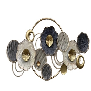Arte de pared de Metal para decoración del hogar, decoración de montaje en pared colgante decorativa para sala de estar, dormitorio, hogar, oficina, moderno y antiguo - Product Image 1