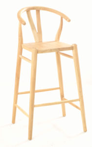 Solid Wood Bar Chair Wooden Counter <b>Stool</b> Modern Back Chair for Restaurant Kitchen Home Bar <b>Dining</b> Living Room - Product Image 4
