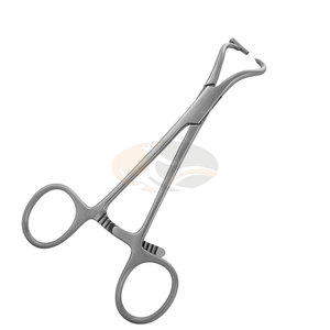 Forceps de réduction et de répositionnement osseux de qualité chirurgicale, en acier inoxydable, treize centimètres, instrument orthopédique - Product Image 5