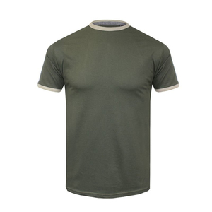 High Quality O Neck Knitted Men's <b>T</b>-<b>Shirts</b> Quick-Drying Customized Design Organic Cotton Polyester Material Manufactured <b>Ringers</b> - Product Image 3