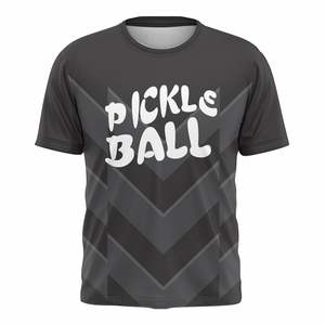 Camisetas Personalizadas de Pickleball, 100% Poliéster, Tejido Deportivo de Alta Calidad, Corte Regular, Manga Corta, Logotipo Personalizado, Impresión Digital, OEM - Product Image 3