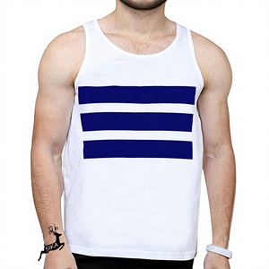 OEM Tirupur Gym Fitness Débardeur Gilet Fine Quality Premium Cotton Prix sain pas cher O-cou Plus Size Design - Product Image 1