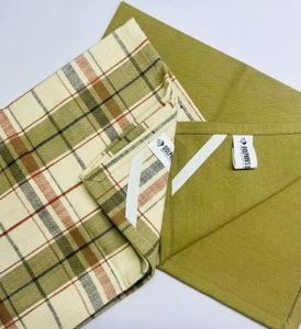 Ensemble de torchons de cuisine en coton biologique, torchons réutilisables pour la cuisine à domicile, exportateur d'Inde - Product Image 5