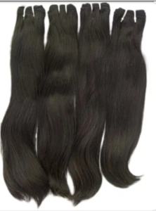 Extensiones de cabello humano ondulado para mujer, mechones de pelo NATURAL virgen de alta calidad, color negro y marrón, sin procesar - Product Image 2