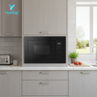 Four à micro-ondes encastrable professionnel 3-en-1 à convection 28L grande capacité - Équipement de cuisine intégré haute efficacité