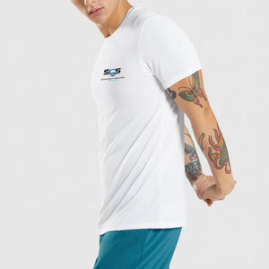 Camisetas de gimnasio para hombre de secado rápido, cómodas, estampadas, MOQ bajo, ropa deportiva para hombre, camisetas de gimnasio para hombre, corte holgado, 100% algodón - Product Image 5