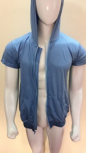 Sudaderas con cremallera para mastectomía con bolsillos para drenaje, imprescindibles para después de la cirugía, camisetas de recuperación de manga corta con cremallera frontal completa y suaves. - Product Image 2