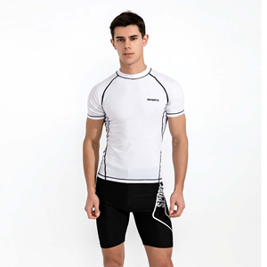 Ensemble de vêtements décontractés d'été pour hommes 2026 : T-shirt et short en coton léger, tenue de sport respirante pour la plage - Product Image 4