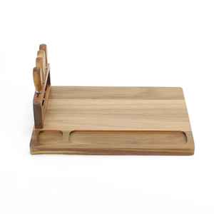 Tabla de cortar grande de bambú con ranura para jugos, tabla de cortar de madera ecológica para carne y verduras - Product Image 6