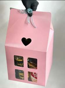 กล่องช็อกโกแลตพิมพ์ลายตามสั่งคุณภาพสูง พร้อมหูหิ้วและหน้าต่างแบบกระท่อม ราคาประหยัด - Product Image 2