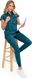 Conjunto de uniforme médico de alta calidad para doctor y enfermera, tela antibacteriana - Product Image 2