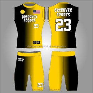 Tenue de football 7v7 à compression par sublimation, uniforme de flag football 7on7 à compression - Product Image 1