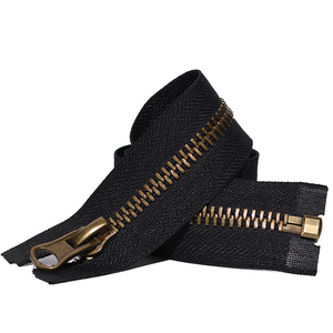 Y-Teeth Black Antique Bronze Metal <b>Zipper</b> 3#5#8 Black Open-End Metal <b>Zipper</b> - Product Image 6