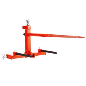 Nuovo Set di 2 Pezzi: Lancia per Fieno da 49 Pollici, Lancia Stabilizzatrice da 17,5 Pollici, Capacità di Carico 1600 Libbre, Attacco a Tre Punti per Trattore - Product Image 1