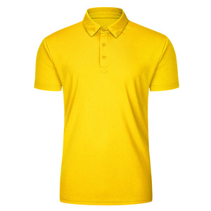 Camisas de Golf Blancas de Manga Corta para Hombre, 100% Poliéster, Corte Regular, Color Sólido Informal, Transpirables, Tejidas, con Logotipo Frontal - Product Image 4