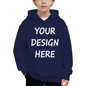 Customized Color Kids Hooded Fleece Sweatshirt Custom Printed Design Breathable Casual Wear for Children Regular Sleeve Winter - Product Image 4