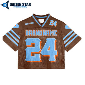 Camiseta de Fútbol de Malla Transpirable de Poliéster de Secado Rápido con Estampado por Sublimación Personalizada con Nombre de Equipo y Nombre de Jugador, Unisex, para Primavera - Product Image 5