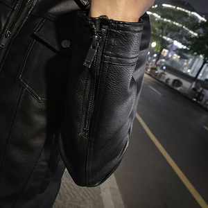 Retail Mens Leather <b>Jacket</b> Quilted Fill Ready Quality Supply Export Trending Popular Choice Design Comfort Durable Style Quality - Product Image 2