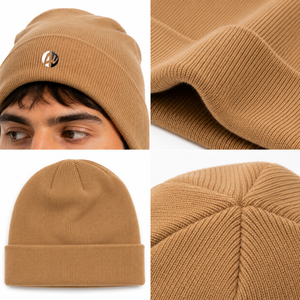 Gorro de punto para hombre con textura acanalada, ajuste elástico, cobertura cálida y tejido cómodo para el uso diario en invierno. - Product Image 5