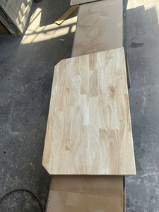 Premium Solid Wood <b>Table</b> Top Custom Size Rubberwood Butcher Block Desktop for Office and Dining Furniture - Product Image 2
