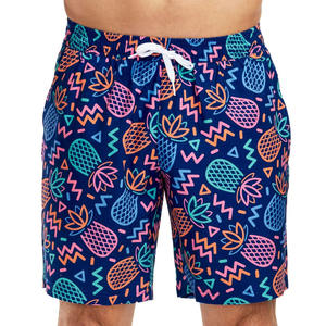 กางเกงขาสั้นชายหาดผู้ชายจากโรงงานโดยตรง เอวยางยืด ผ้าโพลีเอสเตอร์ 100% แห้งเร็ว รับผลิตจำนวนมากพร้อมสกรีนโลโก้ - Product Image 1